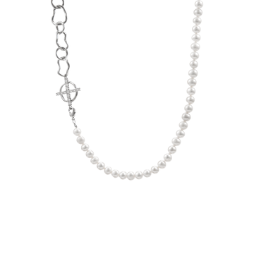 Pink Diamond Square Pendant Necklace - 24K Gold Plated Elegance