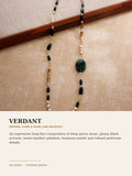 Verdant necklace editorial detail page