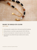 Verdant necklace gold plating and craftsmanship details