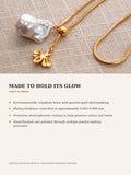 Miel necklace gold plating craft and finish details