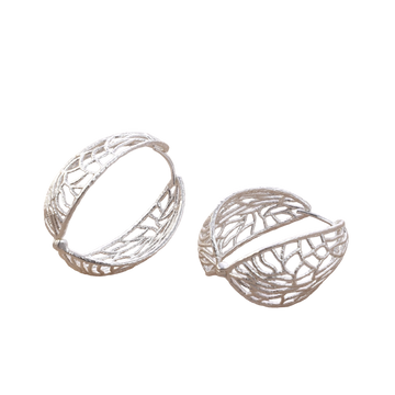 Vintage Gold Hollow Filigree Hoop Earrings - Art Deco Inspired Statement Jewelry for Women