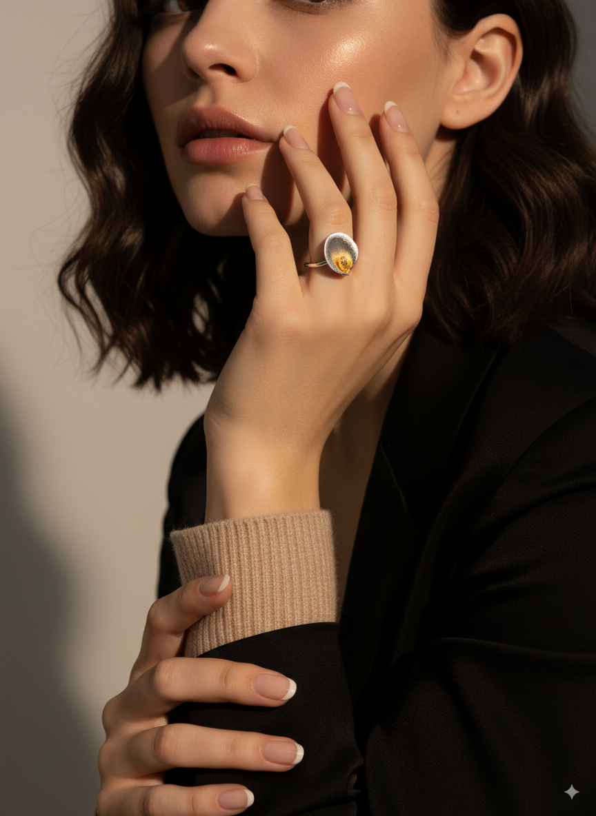 Minimalist Gold-Plated Brass Stud Earrings | Delicate 2.2cm Design | Lightweight 4.1g Everyday Elegance