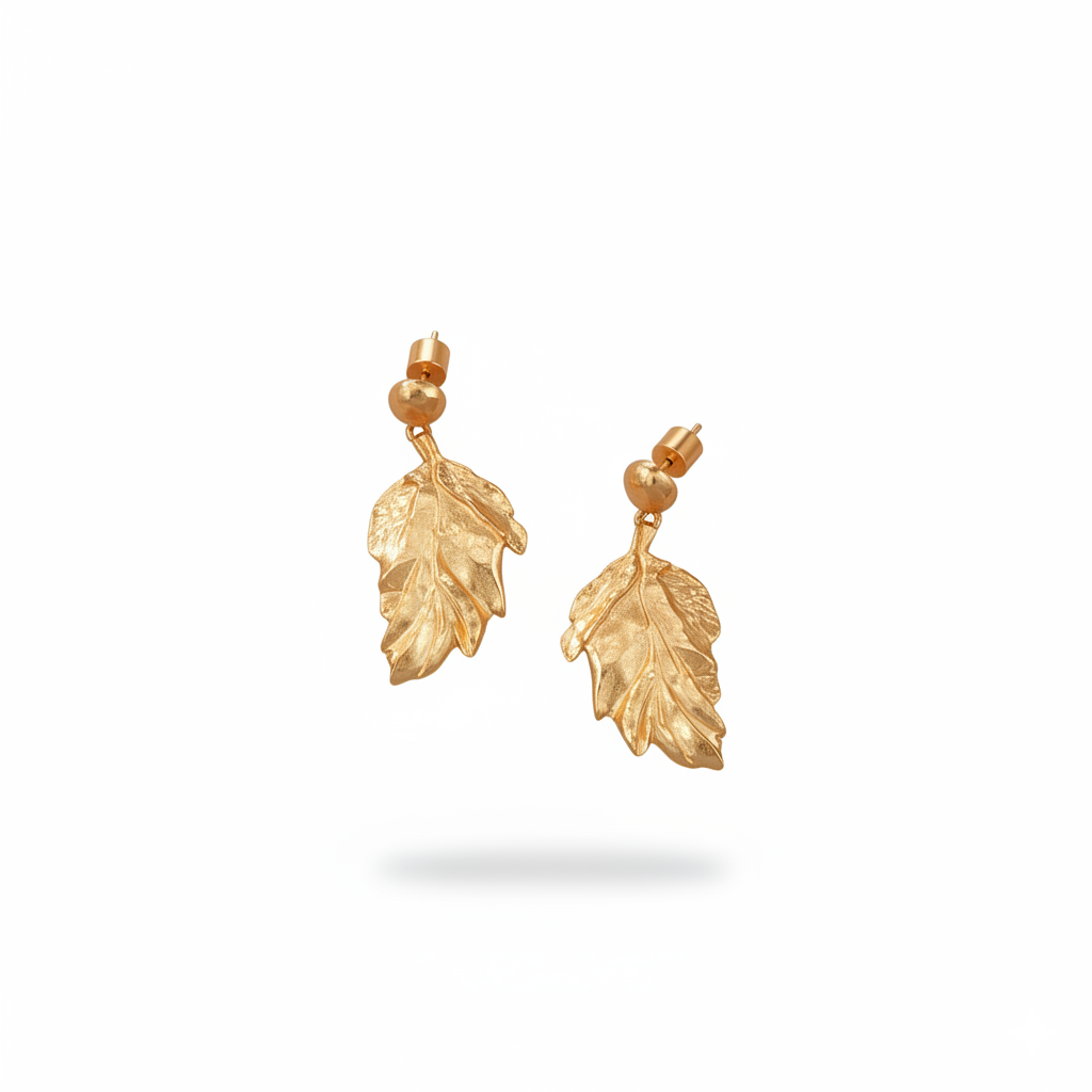 Dual-Tone Geometric Earrings | 24K Gold Plated & Silver Finish | Hypoallergenic 925 Sterling Silver Posts